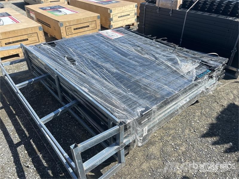 Quantity of (4) SUNTOP S0714-4 14 ft x 7 ft Wroug Diger tarim makinalari