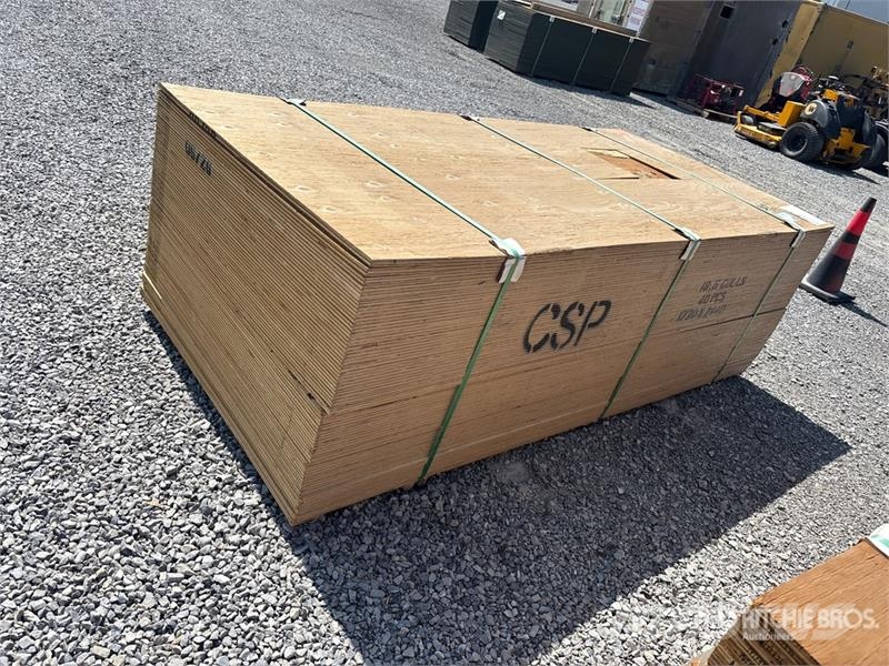 Quantity of (40) 3/4 in 4 ft x 8 ft CSP/DFP No Sta Other components