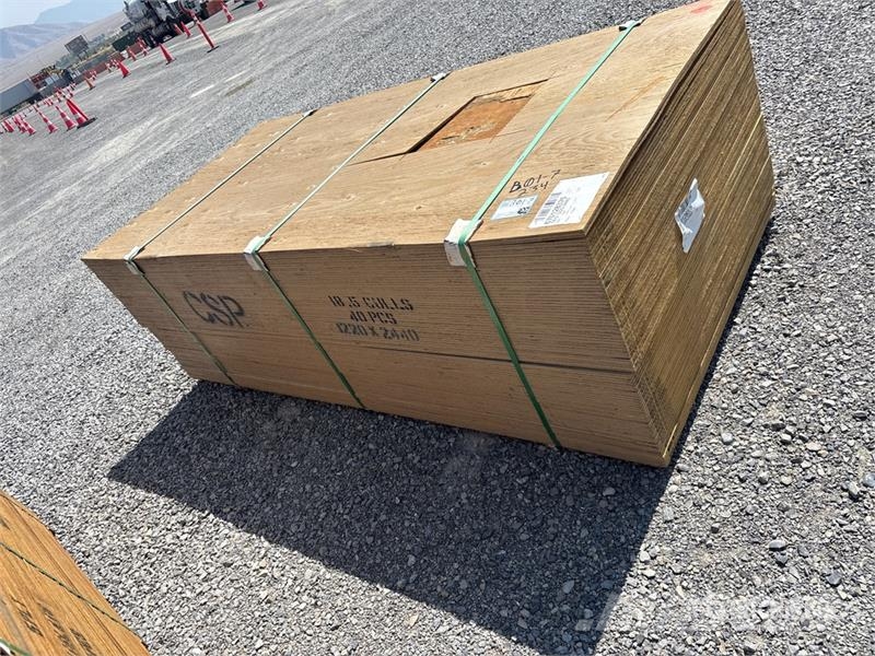 Quantity of (40) 3/4 in 4 ft x 8 ft CSP/DFP No Sta Other components