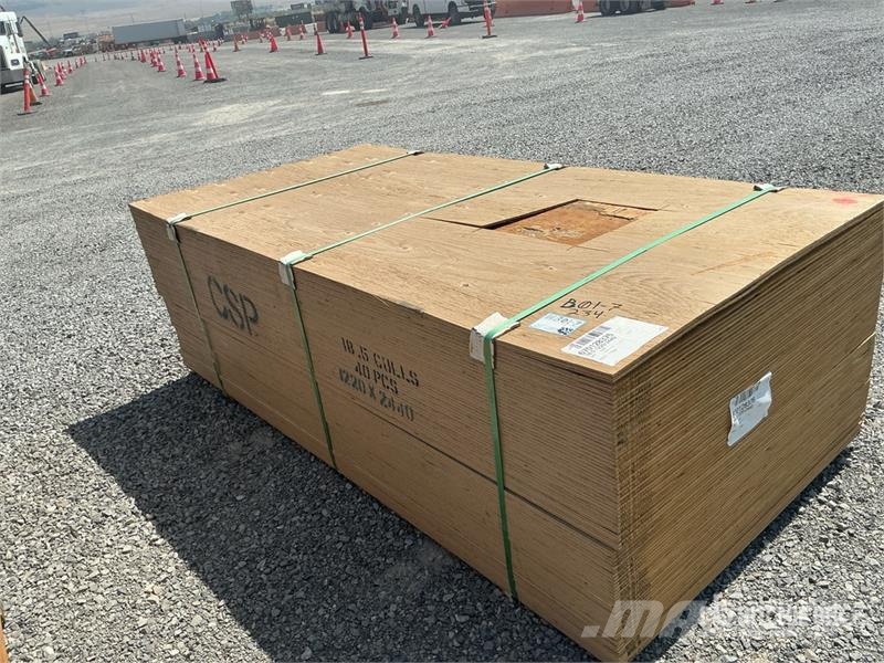 Quantity of (40) 3/4 in 4 ft x 8 ft CSP/DFP No Sta Other components