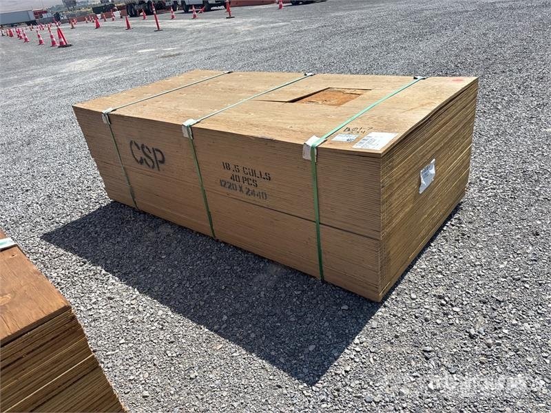 Quantity of (40) 3/4 in 4 ft x 8 ft CSP/DFP No Sta Other components