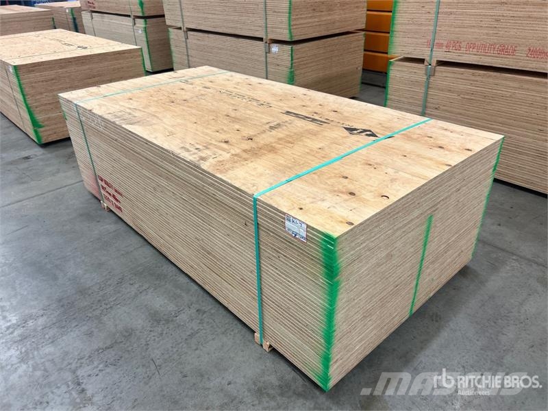 Quantity of (40) 4 ft x 8 ft (18.5 mm Thick) 3/4 i Andre komponenter