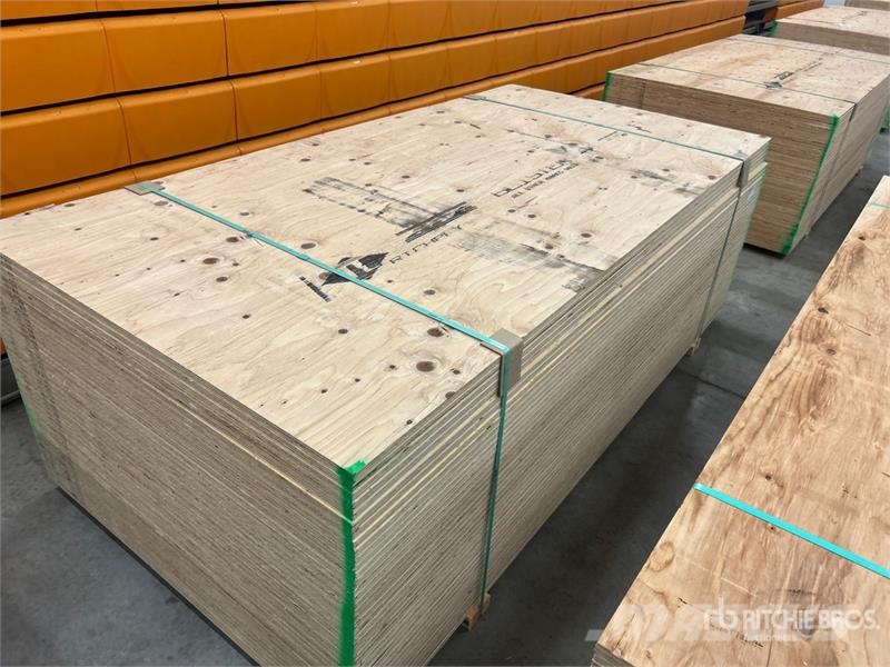 Quantity of (40) 4 ft x 8 ft (18.5 mm Thick) 3/4" Andre komponenter