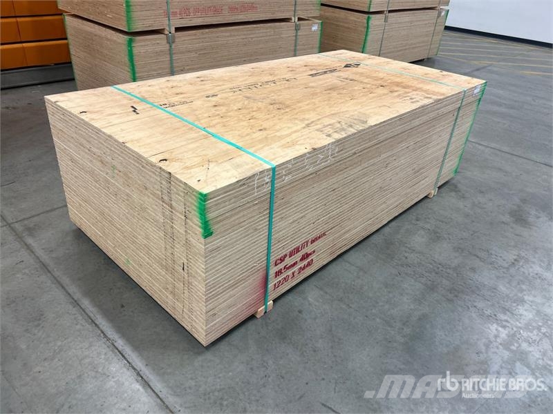 Quantity of (40) 4 ft x 8 ft (18.5 mm Thick) 3/4 i Andre komponenter