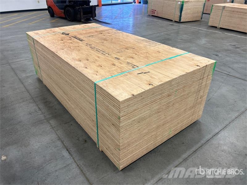 Quantity of (40) 4 ft x 8 ft (18.5 mm Thick) 3/4 i Andre komponenter