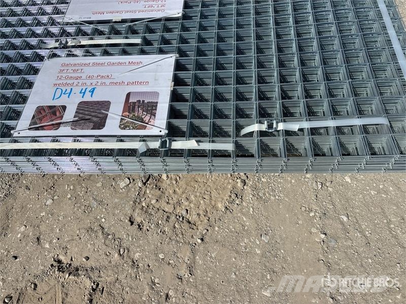  Quantity of (40) Pallets of 3 ft x 6 ft Galvanized Drugi deli
