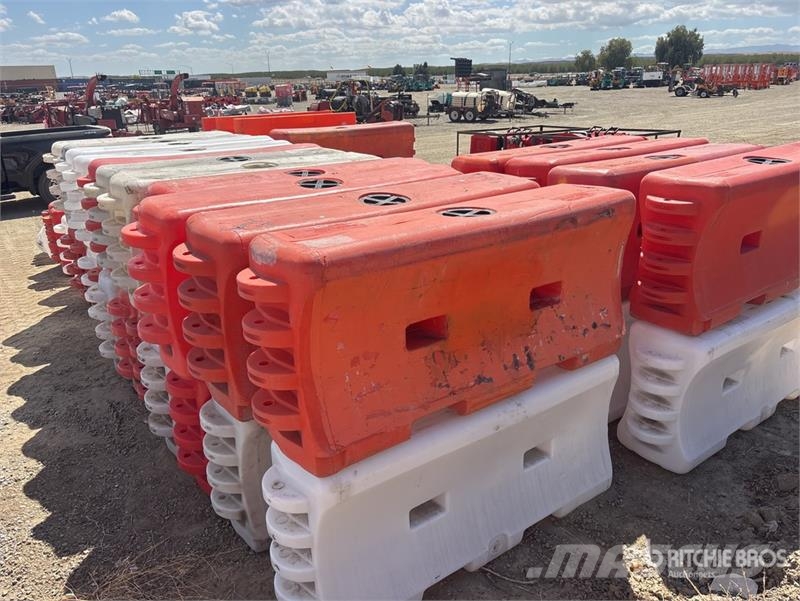 Quantity of (47) Plastic Water Barrier Other components