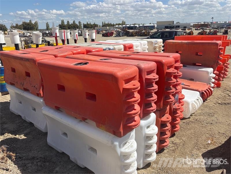 Quantity of (47) Plastic Water Barrier Other components