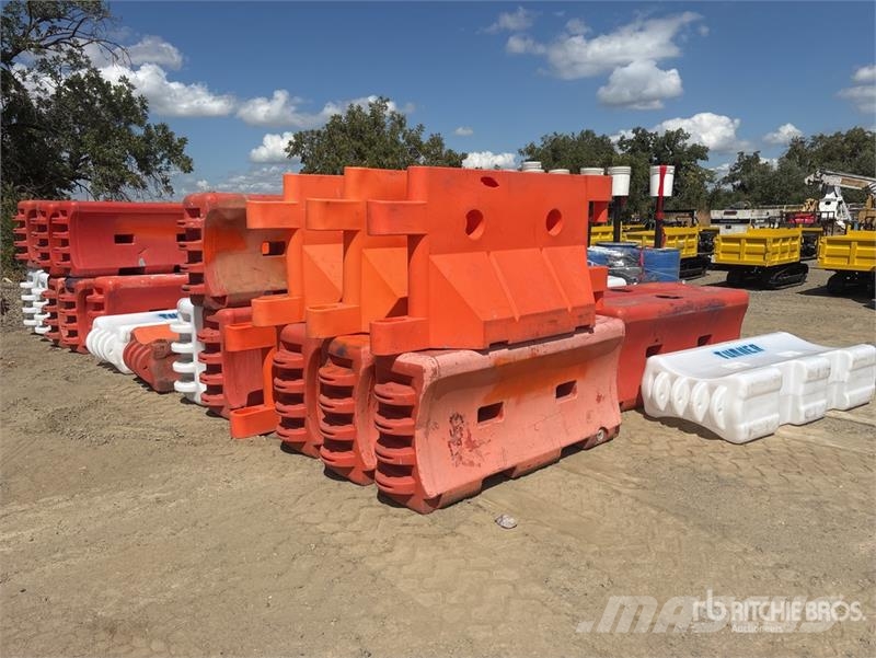 Quantity of (47) Plastic Water Barrier Other components
