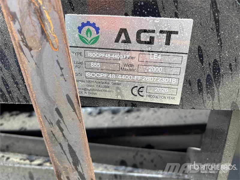  Quantity of (5)  AGT ISOCPF48-4400-FF 48 in 4400 l Вили