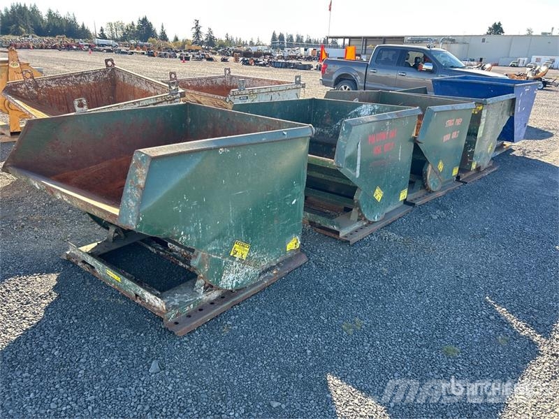 Quantity of 5 ft 4 in 2 cyd Self-Dumping Hopper Silosi i levci