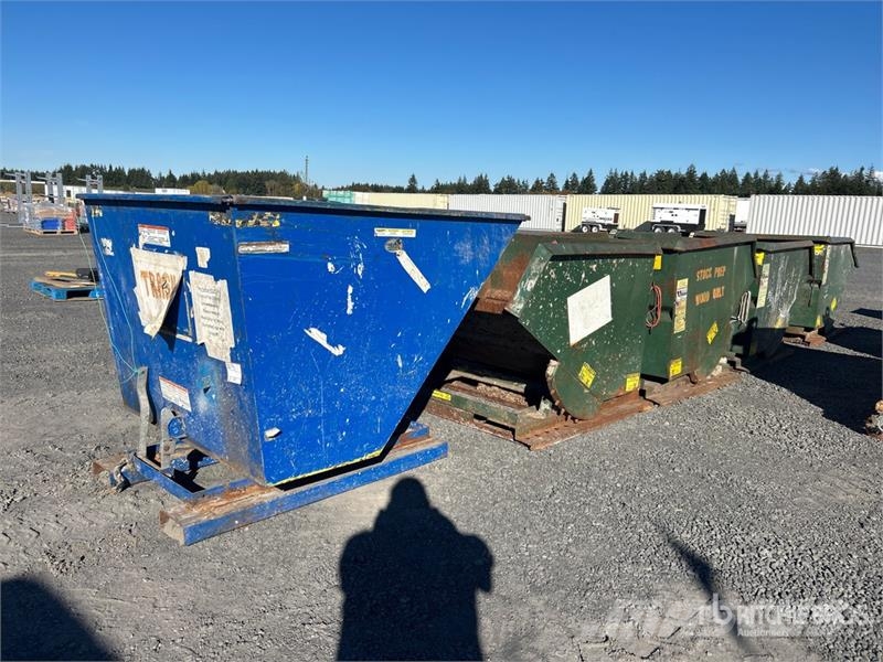 Quantity of 5 ft 4 in 2 cyd Self-Dumping Hopper Silosi i levci
