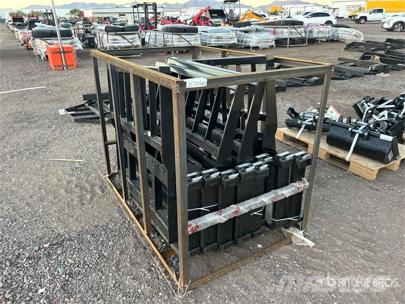 Quantity of (5) Mower King SA-100 48 in Skid Stee Вили