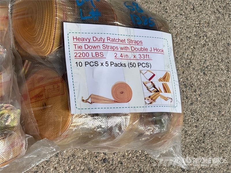  Quantity of (50) 2.4 in x 33 ft Yellow Pack Heavy  Outros componentes