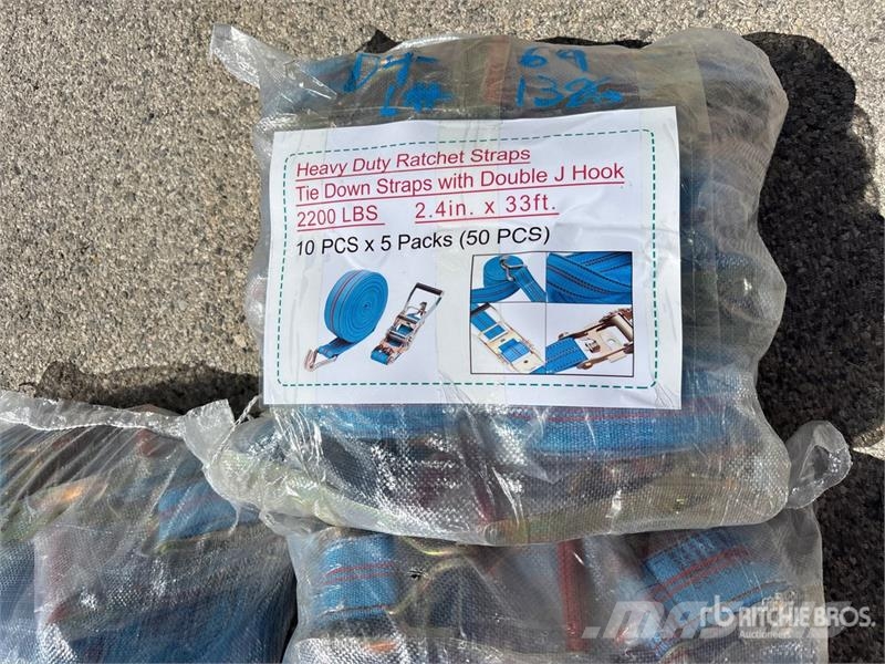  Quantity of (50) 2.4 in x 33 ft Blue Pack Heavy Du Outros componentes