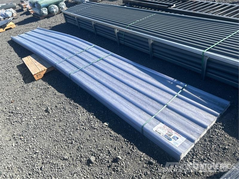  Quantity of (50) 35 in x 19.69 ft Corrugated Polyc المصاعد والرافعات المادية