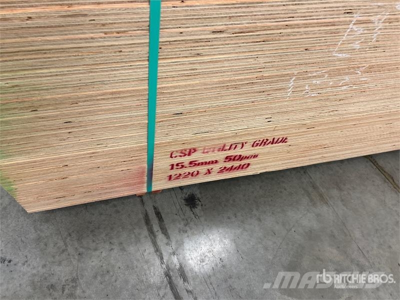 Quantity of (50) 4 ft x 8 ft (15.5 mm Thick) 5/8 i Andre komponenter
