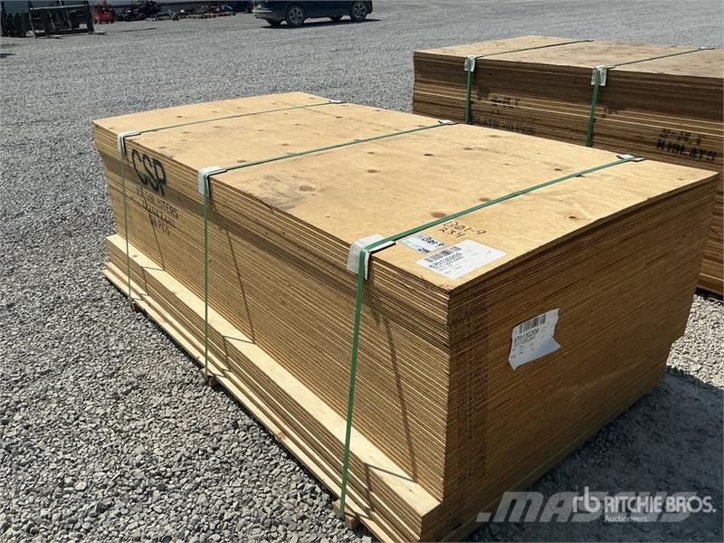 Quantity of (50) 5/8" 4x8 CSP/DFP No Stamp Plywood Other components