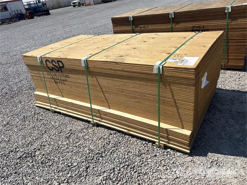 Quantity of (50) 5/8" 4x8 CSP/DFP No Stamp Plywood Other components