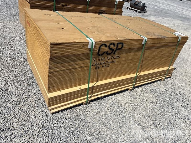 Quantity of (50) 5/8" 4x8 CSP/DFP No Stamp Plywood Other components