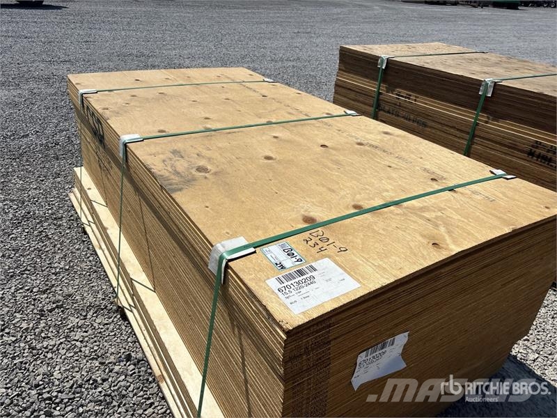 Quantity of (50) 5/8" 4x8 CSP/DFP No Stamp Plywood Other components