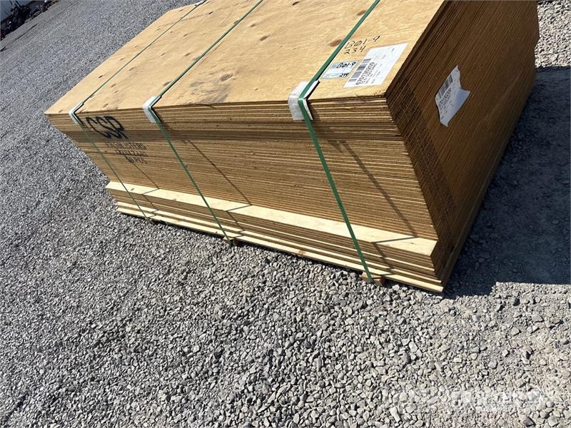 Quantity of (50) 5/8" 4x8 CSP/DFP No Stamp Plywood Other components