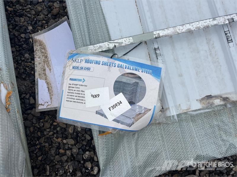Quantity of (50) SKLP SK-XH50 9.8 ft x 3 ft Galva Verricelli, paranchi e sollevatori per materiali