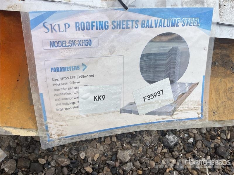 Quantity of (50) SKLP SK-XH50 9.8 ft x 3 ft Galva Verricelli, paranchi e sollevatori per materiali