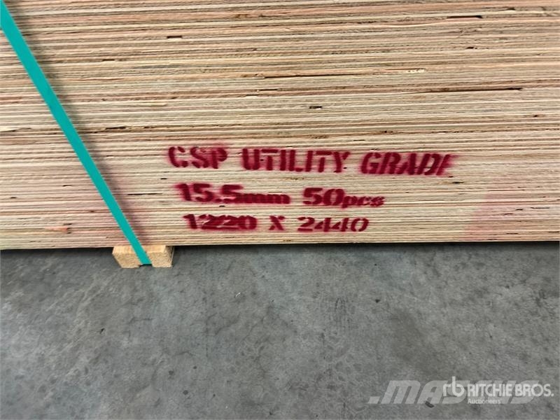  Quantity of (50) x 5/8 in 4x8 CSP/DFP No Stamp Ply Andre komponenter