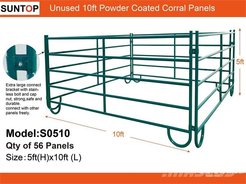  Quantity of (56)  SUNTOP S0510 10 ft x 5 ft Livest Other livestock machinery and accessories