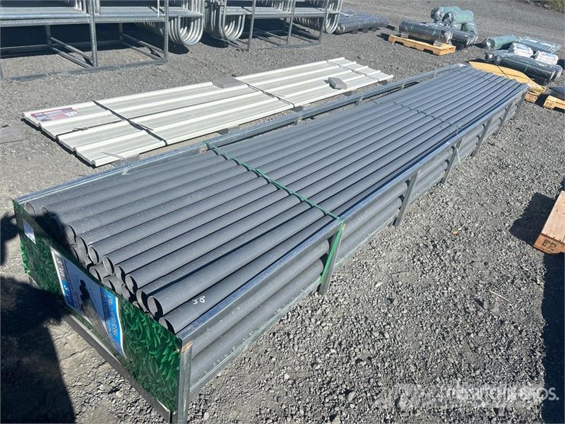 Quantity of (58) 2.5 in x 19 ft 8 in Grey UPVC Rig Seilwinden, Bauaufzüge und Lastenaufzüge