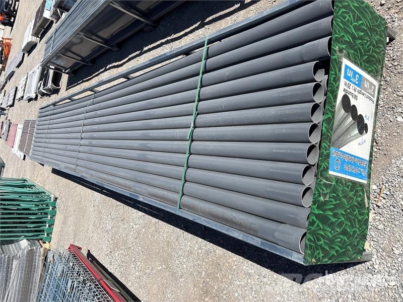 Quantity of (58) 3 in x 20 ft Grey UPVC Rigid Non- Talhas, guinchos e elevadores de materiais