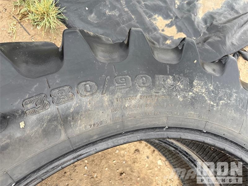  Quantity of (6) 380/90R46 Tires (Unused) Gume, točkovi i felne