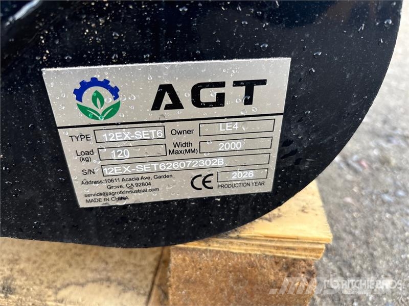 Quantity of (6) AGT 12EX-SET6 Mini Excavator Atta Outros componentes