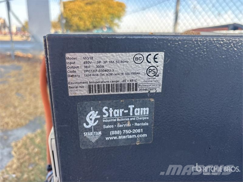 Quantity of (6) Star-Tam MG18 Battery Charger Ładowarki