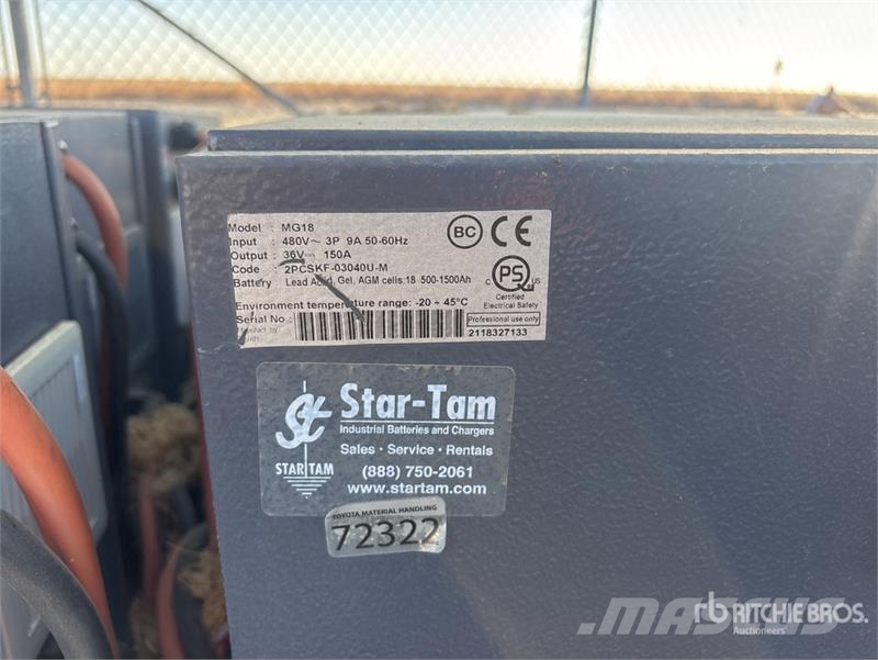 Quantity of (6) Star-Tam MG18 Battery Charger Ładowarki