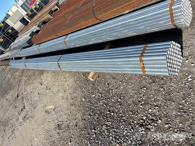 Quantity of (61) 1 5/8 od 288 in galvanized pipe Vintsid, telfrid ja materjaliliftid