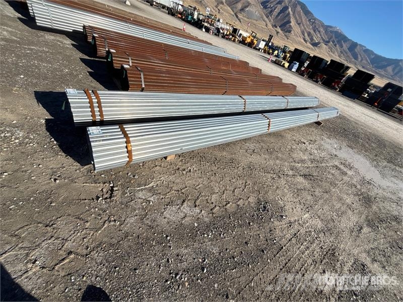 Quantity of (61) 1 5/8 od 288 in galvanized pipe Vintsid, telfrid ja materjaliliftid