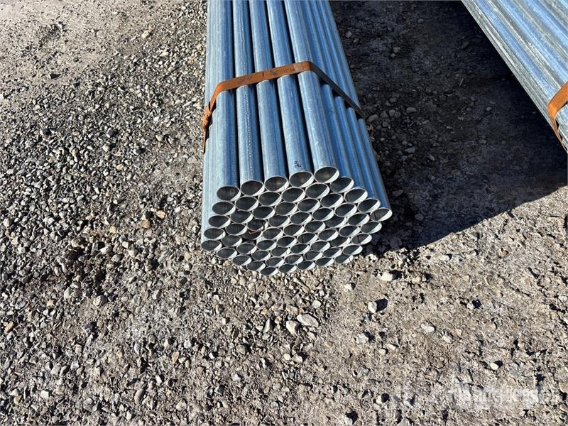 Quantity of (61) 1 5/8 od 288 in galvanized pipe Vintsid, telfrid ja materjaliliftid