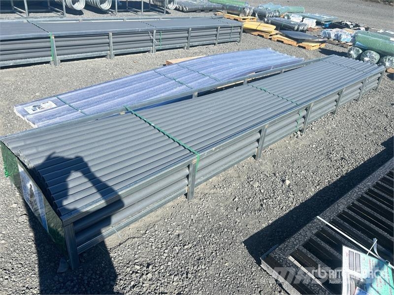 Quantity of (68) 2 in x 19 ft 8 in Grey UPVC Rigid Verricelli, paranchi e sollevatori per materiali
