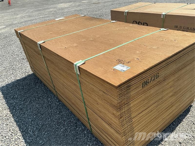 Quantity of (69) 1/2" 4x8 MDO G1S With Smooth Over Other components