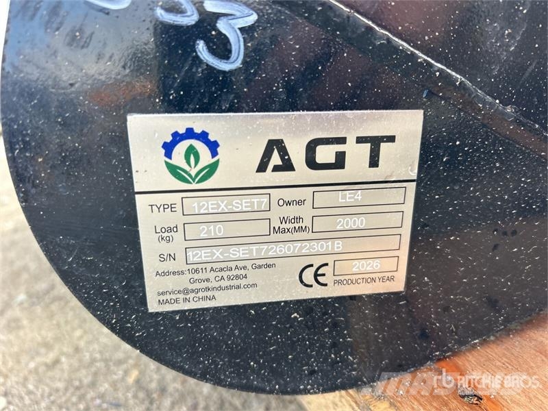Quantity of (7) AGT 12EX-SET7 Mini Excavator Atta Outros componentes