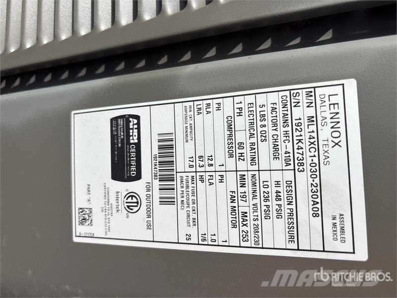 Quantity of (7) Air Conditioner (Unused) Equipamento de aquecimento e descongelamento