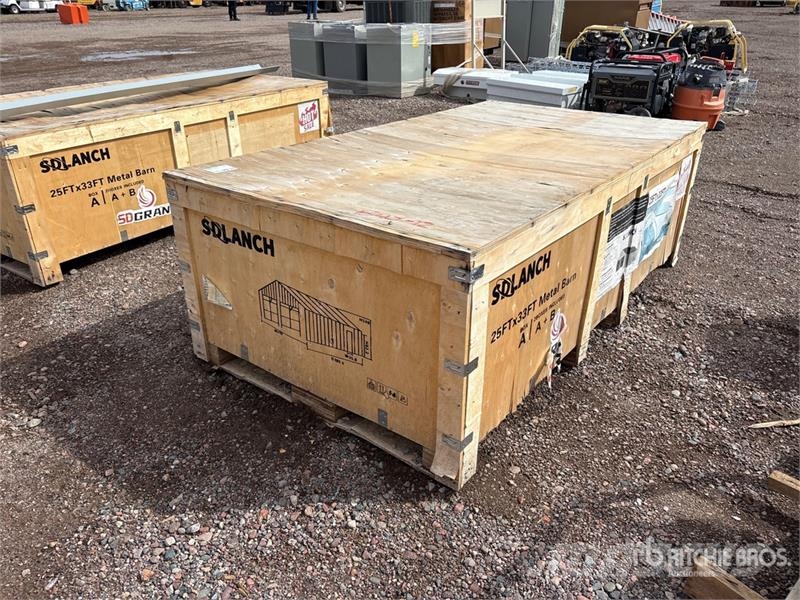 Quantity of (7) Pre Fab Buildings, Engine Driven W مكونات أخرى