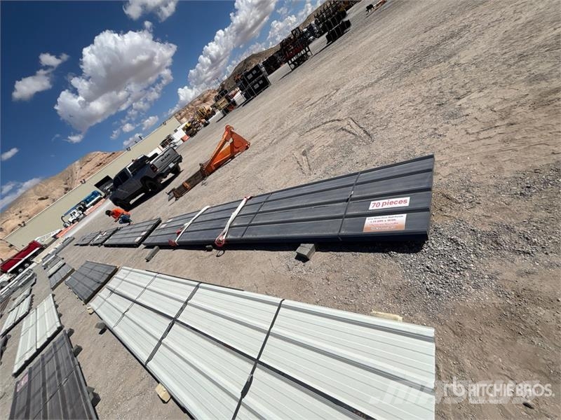 Quantity of (70) 19.69 ft x 3 ft Grey Metal Roof P Seilwinden, Bauaufzüge und Lastenaufzüge