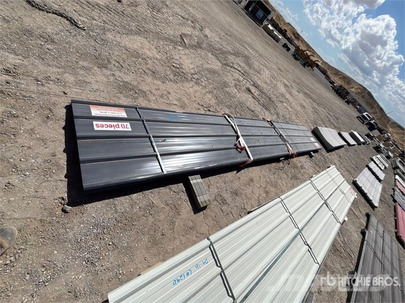 Quantity of (70) 19.69 ft x 3 ft Grey Metal Roof P Seilwinden, Bauaufzüge und Lastenaufzüge