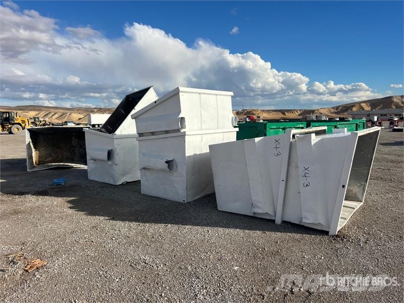 Quantity of (8) 6 ft 3 in Front Loader Roll-Off Co Īpaši konteineri