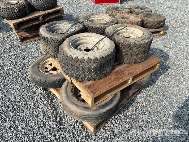  Quantity of (8) Mixed Tires الإطارات والعجلات والحافات