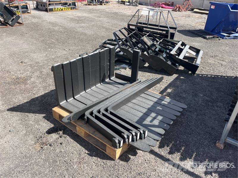 Quantity of (8) Mower King SA 48 in Skid Steer Fo Fourche