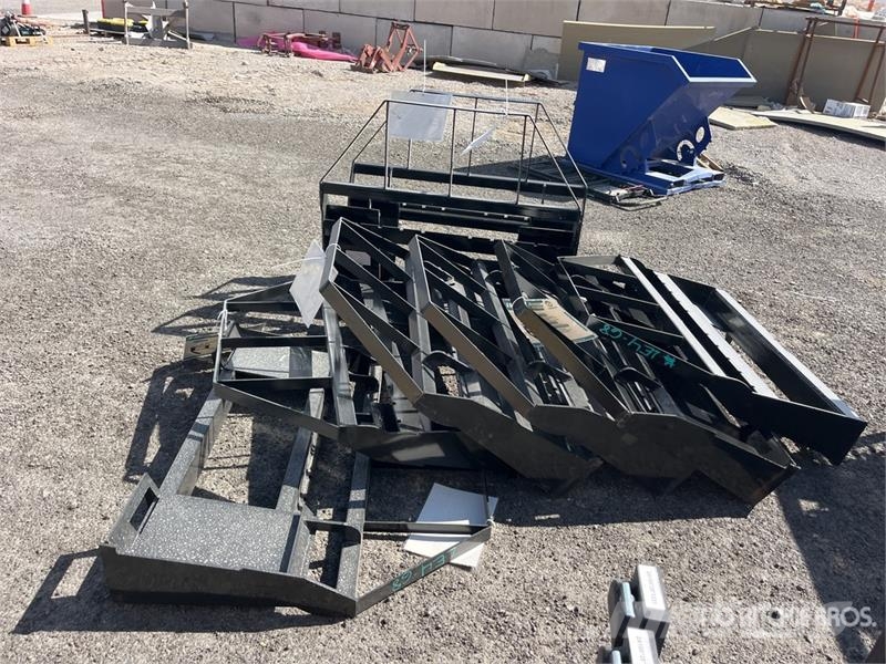Quantity of (8) Mower King SA 48 in Skid Steer Fo Fourche